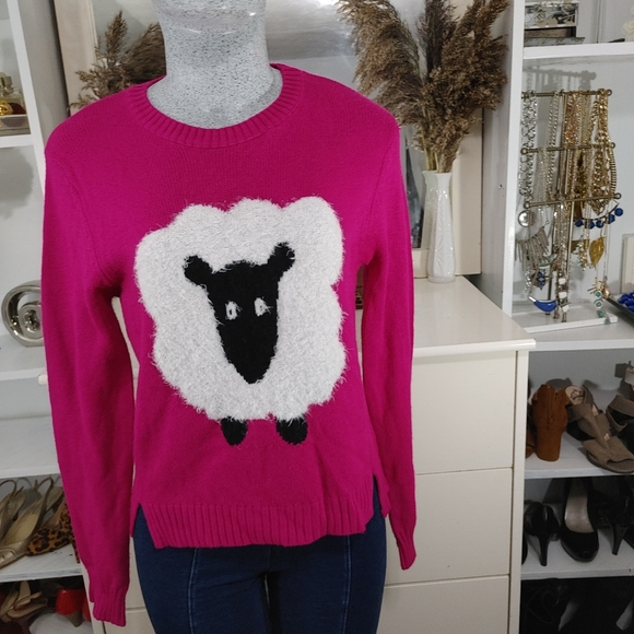 Lot of 2 Candy Couture Sweaters Size M/L - Picture 5 of 13